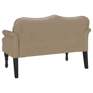 Καναπές Chesterfield με μαξιλάρι Καπουτσίνο 120,5 x 65 x 75 εκ. - Pakobazaar