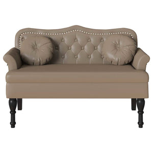 Καναπές Chesterfield με μαξιλάρι Καπουτσίνο 120,5 x 65 x 75 εκ. - Pakobazaar