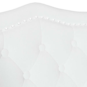 Καναπές Chesterfield Λευκό 120,5 x 65 x 75 εκ. Τεχνητό Δέρμα - Pakobazaar