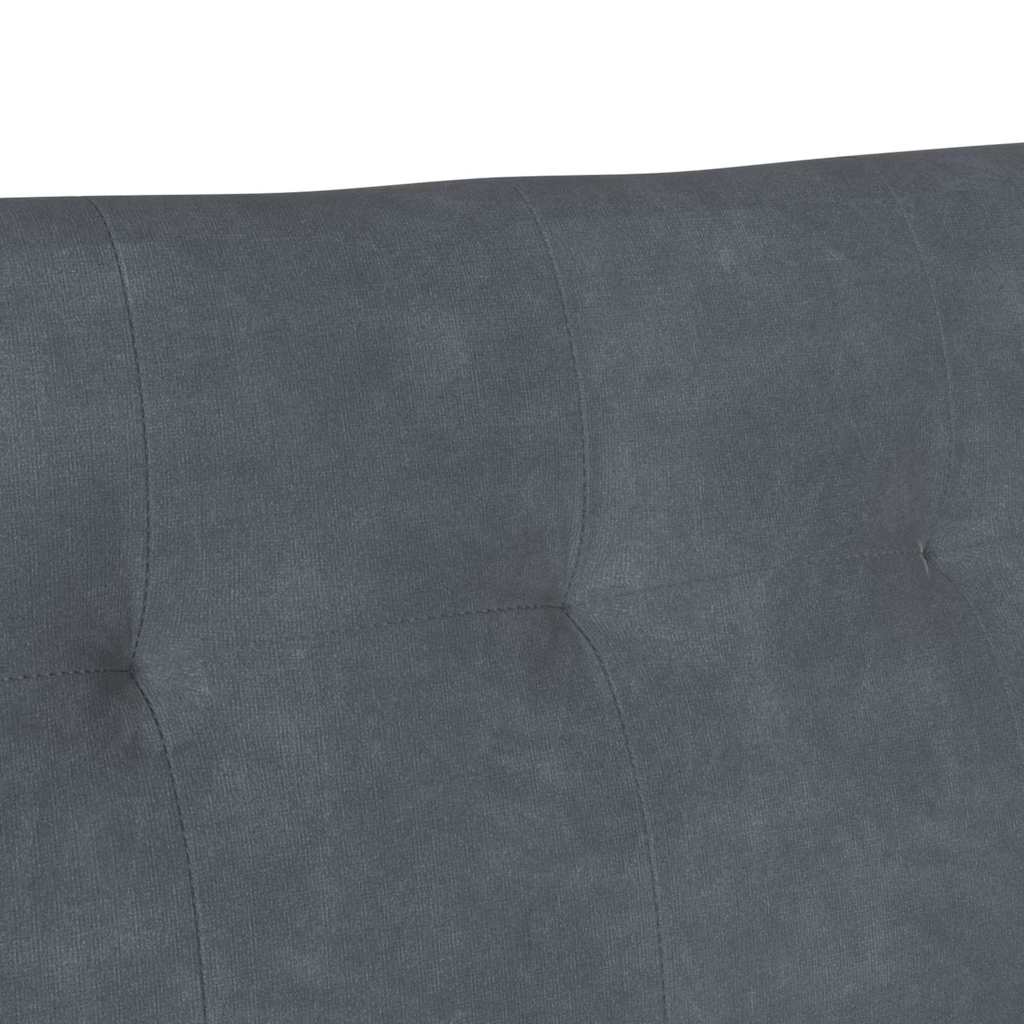 Καναπές Chesterfield Σκούρο Γκρι 112 x 65,5 x 75 εκ. Βελούδο - Pakobazaar