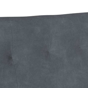 Καναπές Chesterfield Σκούρο Γκρι 112 x 65,5 x 75 εκ. Βελούδο - Pakobazaar