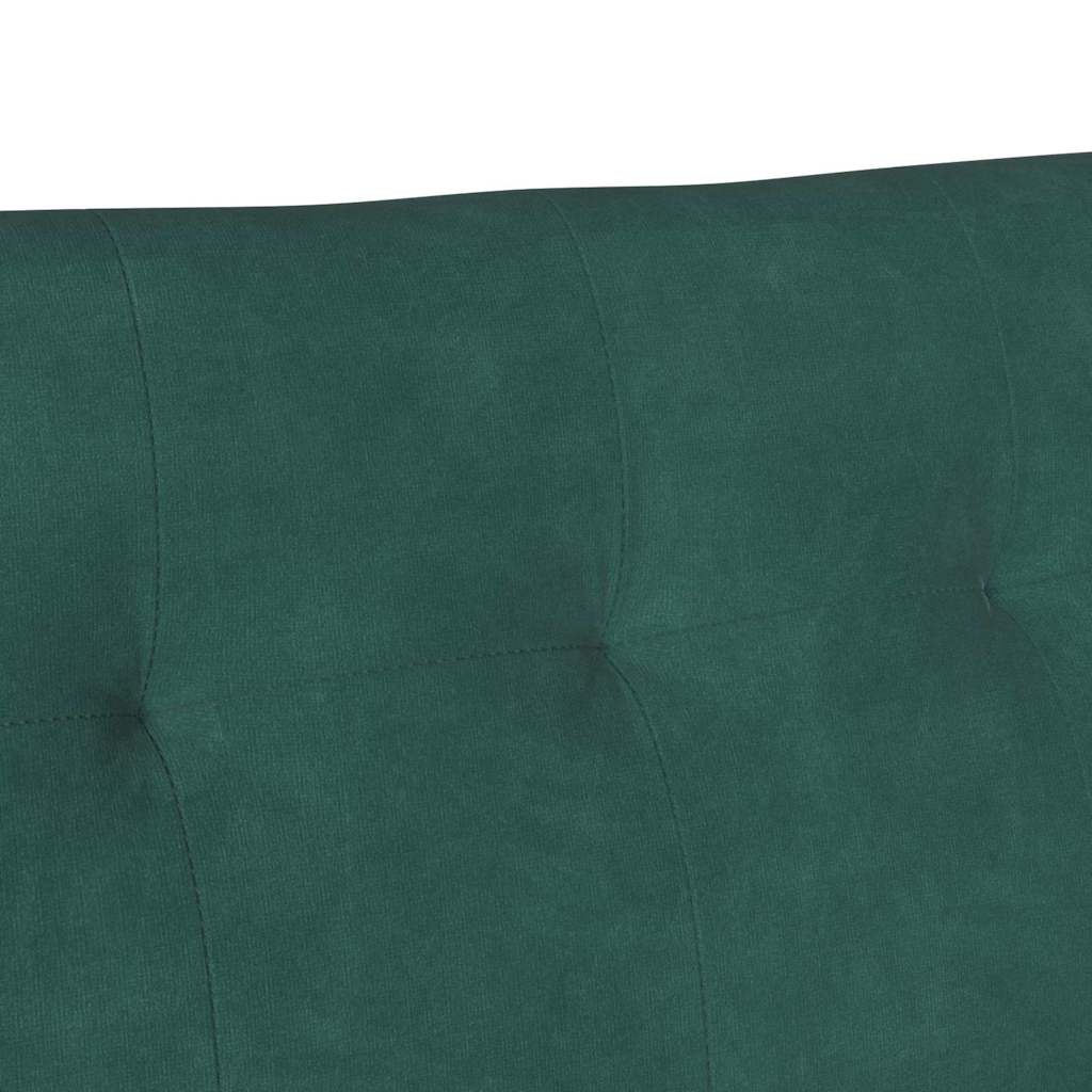 Καναπές Chesterfield Σκούρο Πράσινο 112 x 65,5 x 75 εκ. Βελούδο - Pakobazaar