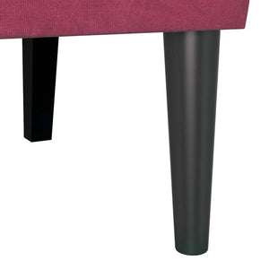 Καναπές Chesterfield Κόκκινο 112 x 65,5 x 75 εκ. Βελούδο - Pakobazaar