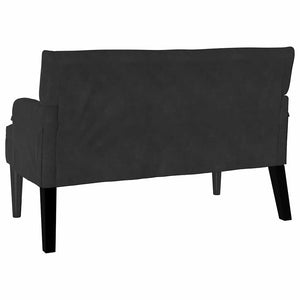 Καναπές Chesterfield Μαύρο 112 x 65,5 x 75 εκ. Βελούδο