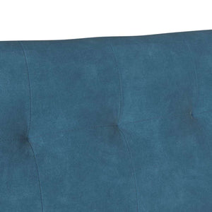 Καναπές Chesterfield Μπλε 112 x 65,5 x 75 εκ. Βελούδο - Pakobazaar