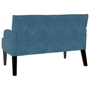 Καναπές Chesterfield Μπλε 112 x 65,5 x 75 εκ. Βελούδο - Pakobazaar