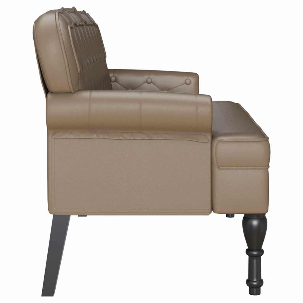 Καναπές Chesterfield Καπουτσίνο 119,5 x 64,5 x 75 εκ. - Pakobazaar