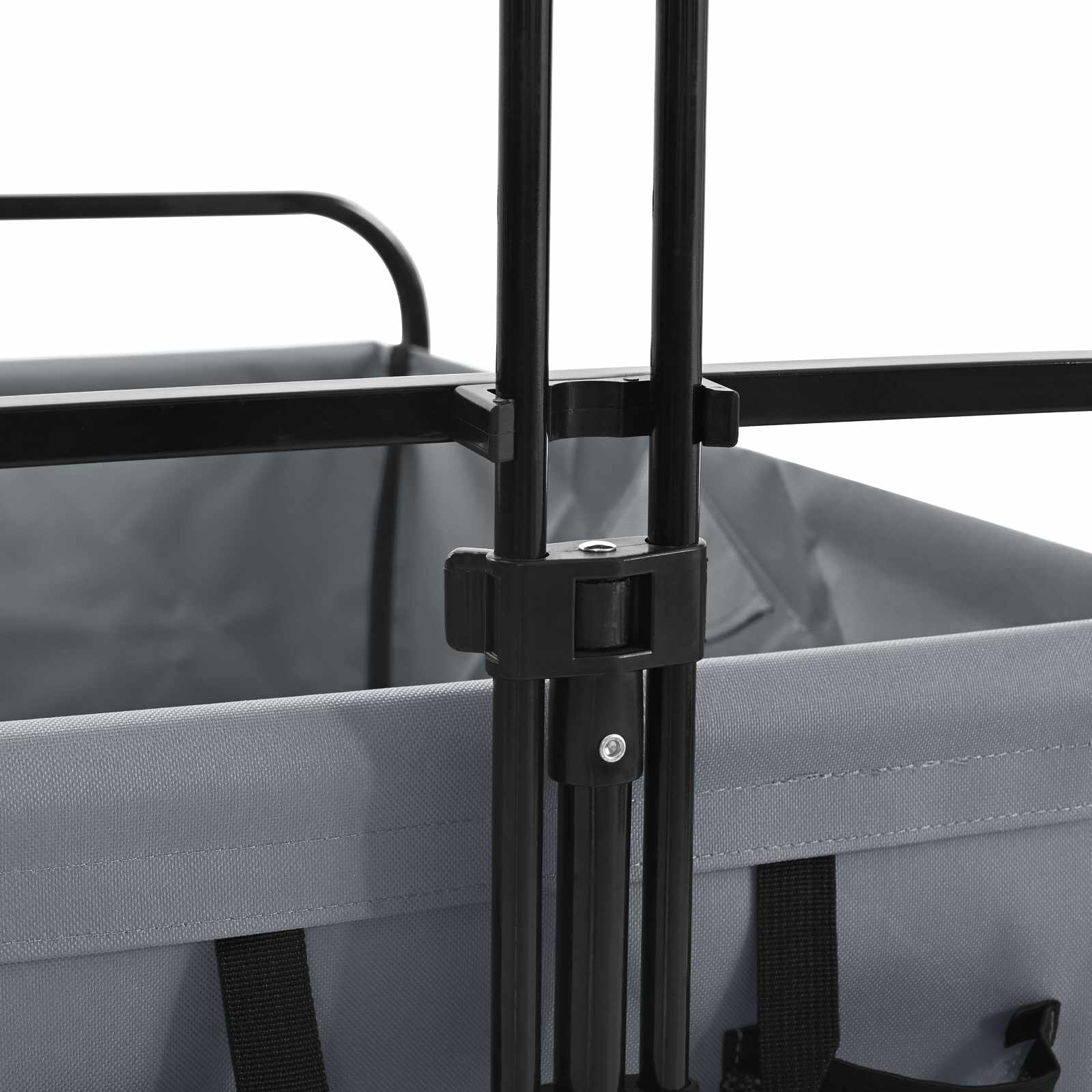 Αναδιπλούμενο Τρόλεϊ Χειρός Γκρι 89 x 63 x 96 εκ - Pakobazaar