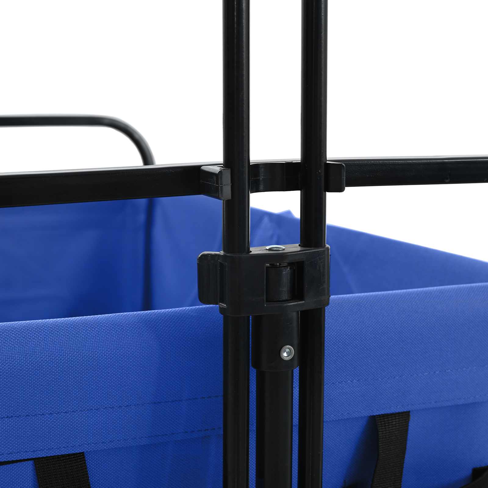Αναδιπλούμενο Τρόλεϊ Χειρός Μπλε 94 x 53 x 99 εκ Ύφασμα Oxford - Pakobazaar