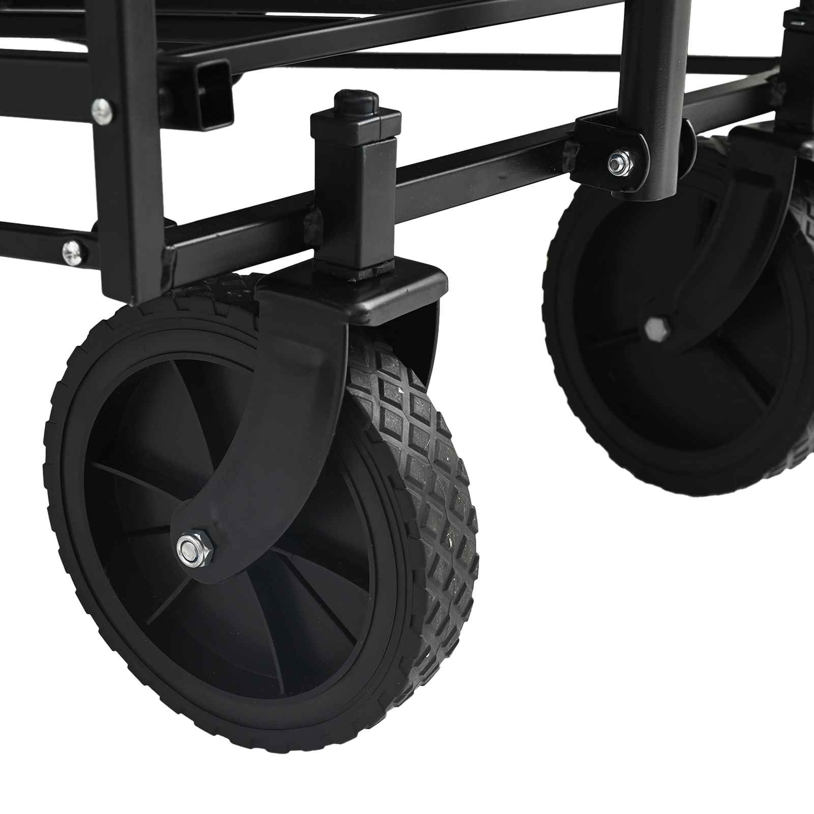 Αναδιπλούμενο Τρόλεϊ Χειρός Γκρι 105 x 56.5 x 116 εκ. - Pakobazaar