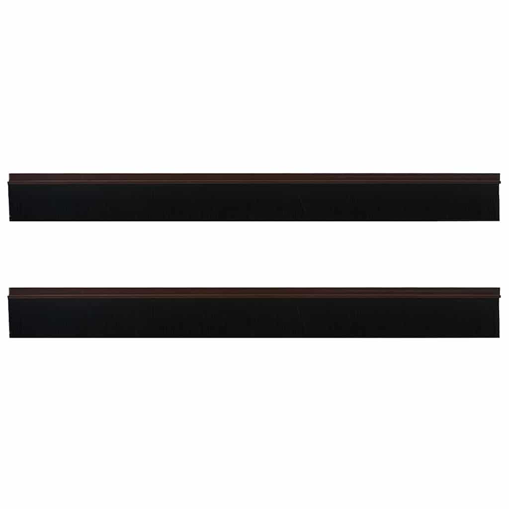 Αυτοκόλλητες σφραγίδες πόρτας 2 pcs Καφέ 100 cm