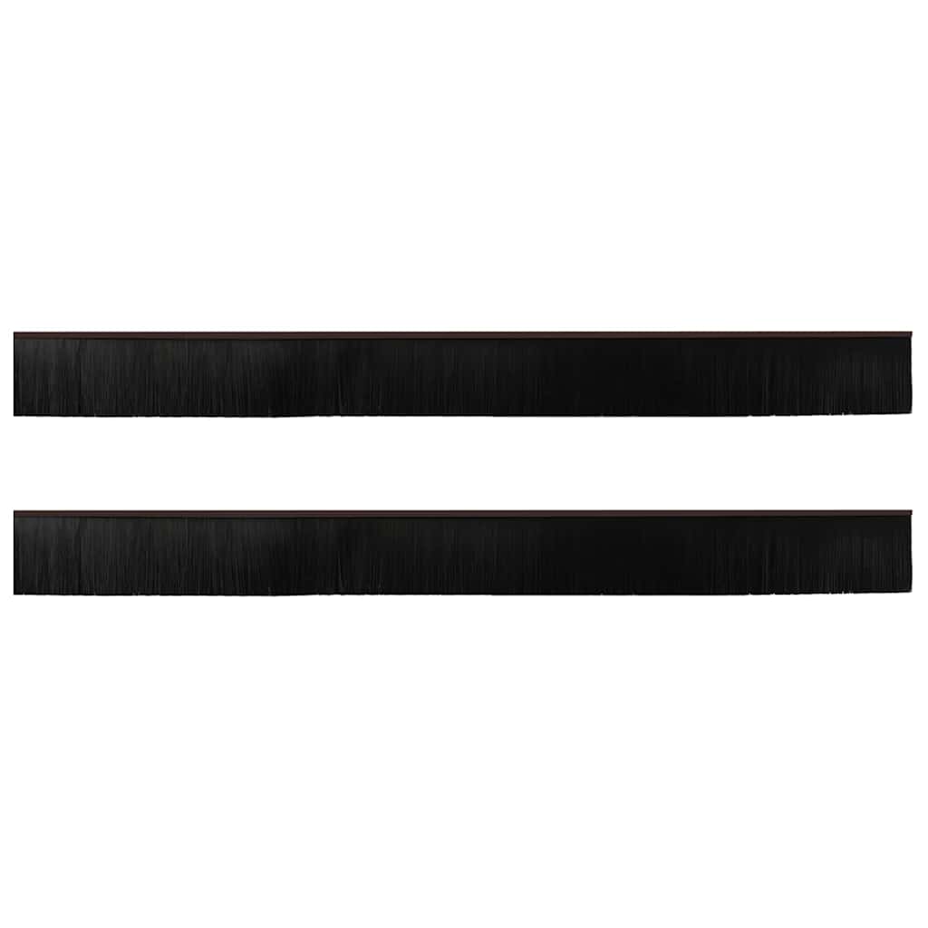 Αυτοκόλλητες σφραγίδες πόρτας 2 pcs Καφέ 100 cm