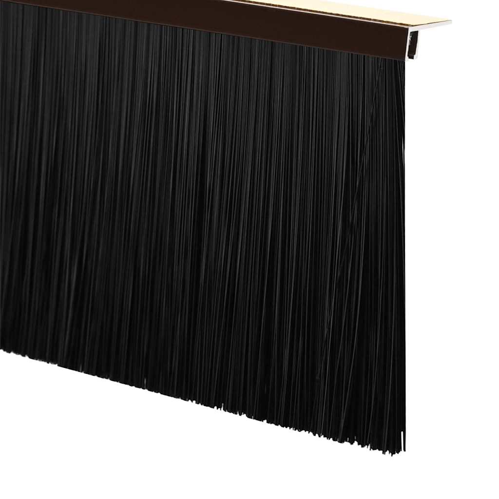 Αυτοκόλλητες σφραγίδες πόρτας 12 pcs Καφέ 100 cm