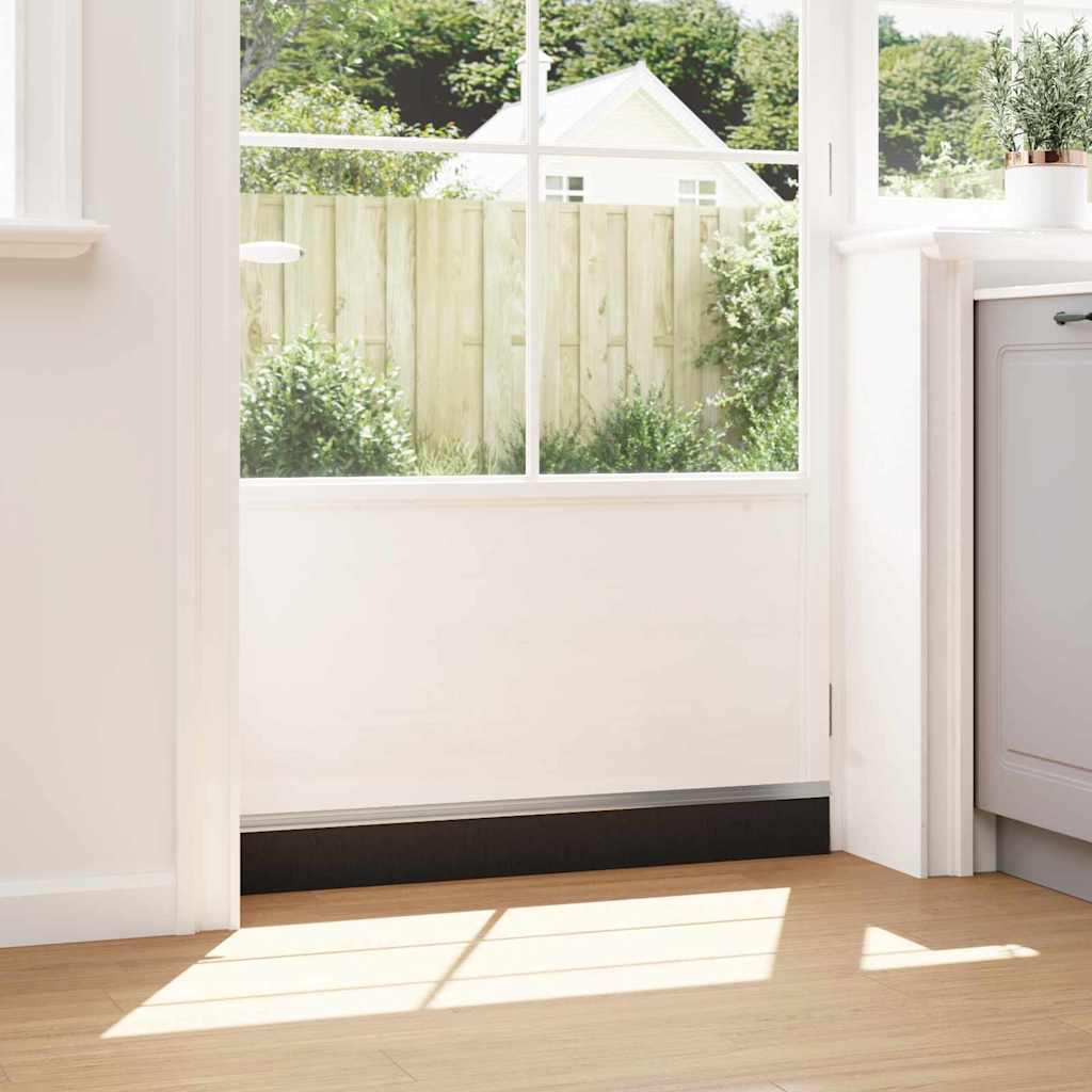 Αυτοκόλλητες σφραγίδες πόρτας 12 pcs Ασημί 100 cm