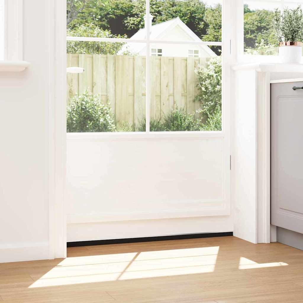 Αυτοκόλλητες σφραγίδες πόρτας 2 pcs Ασημί 100 cm