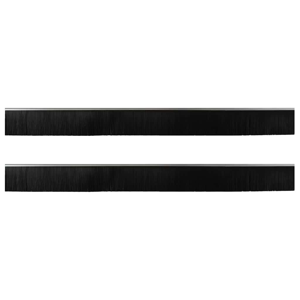 Αυτοκόλλητες σφραγίδες πόρτας 2 pcs Ασημί 100 cm