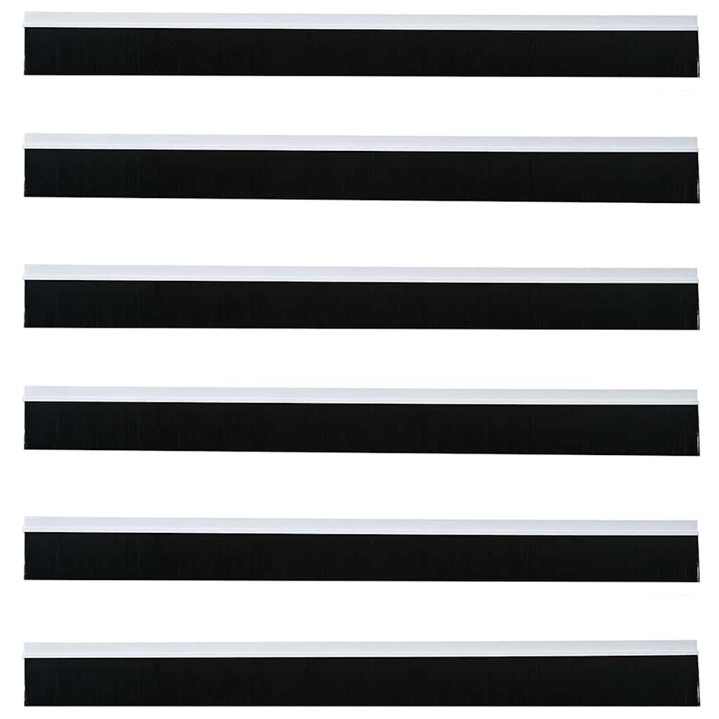 Αυτοκόλλητες σφραγίδες πόρτας 6 pcs Λευκό 100 cm