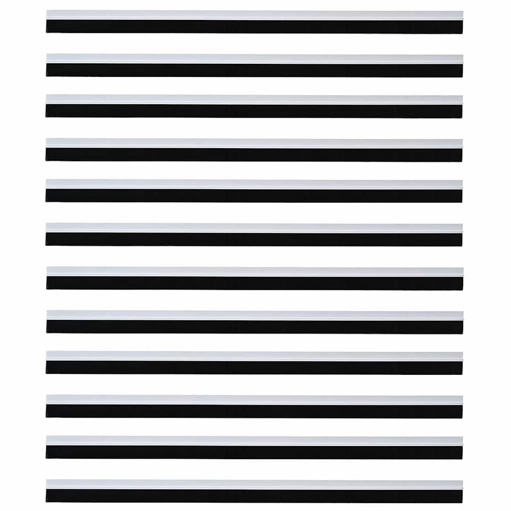 Αυτοκόλλητες σφραγίδες πόρτας 12 pcs Λευκό 100 cm