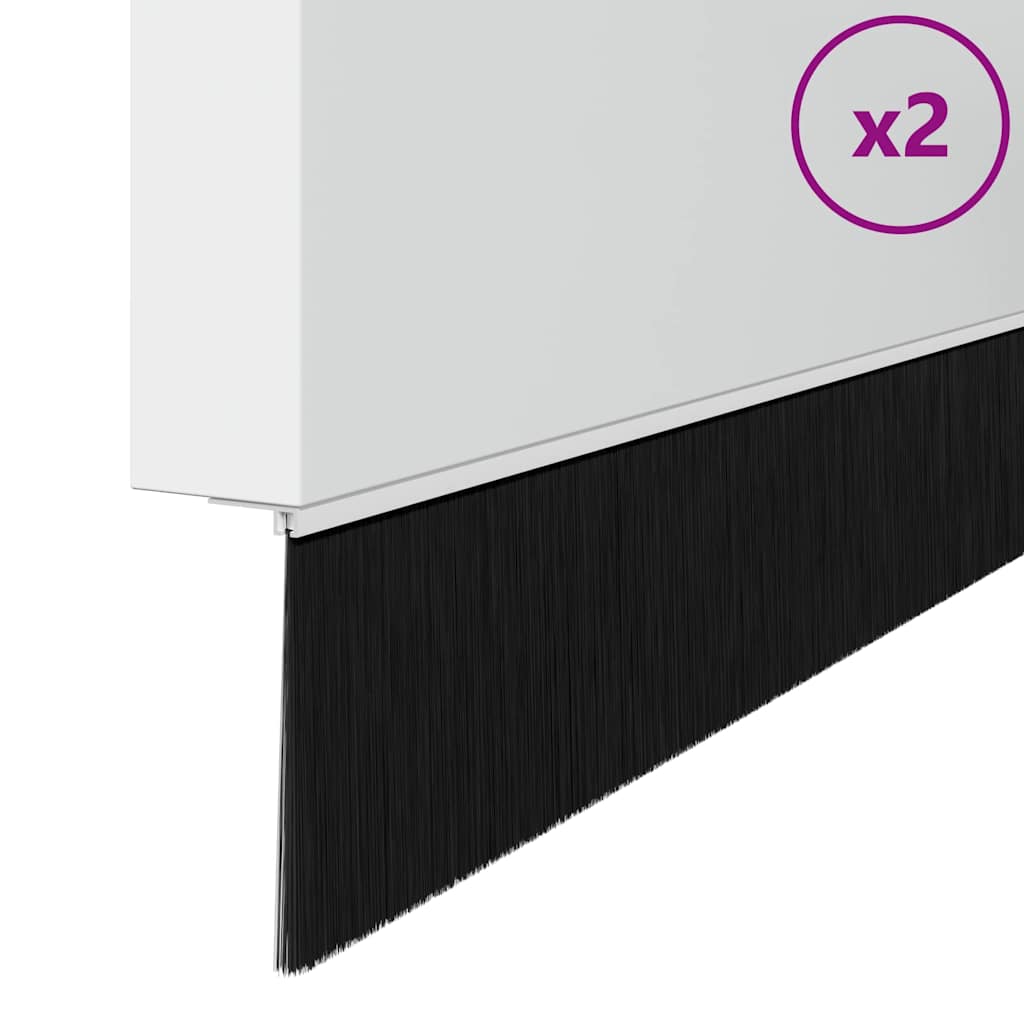 Αυτοκόλλητες σφραγίδες πόρτας 2 pcs Λευκό 100 cm