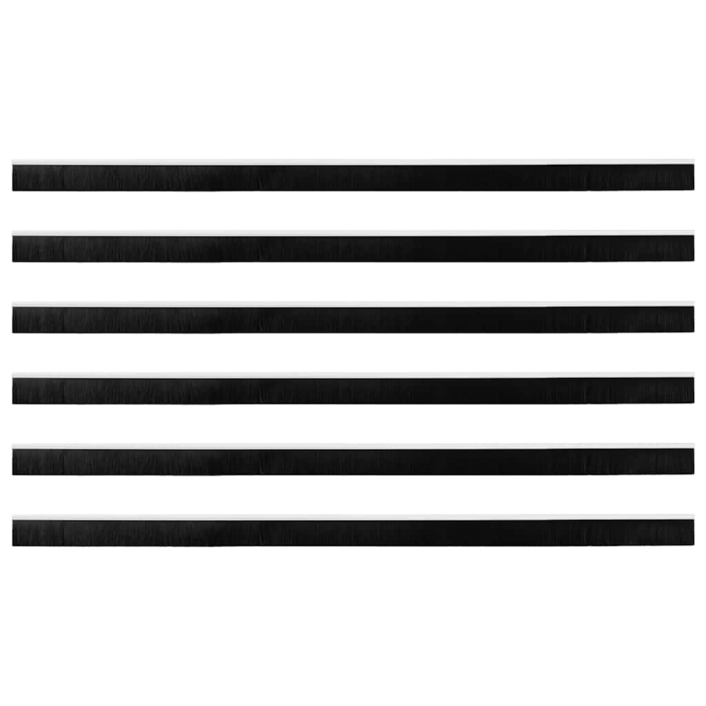 Αυτοκόλλητες σφραγίδες πόρτας 6 pcs Λευκό 100 cm