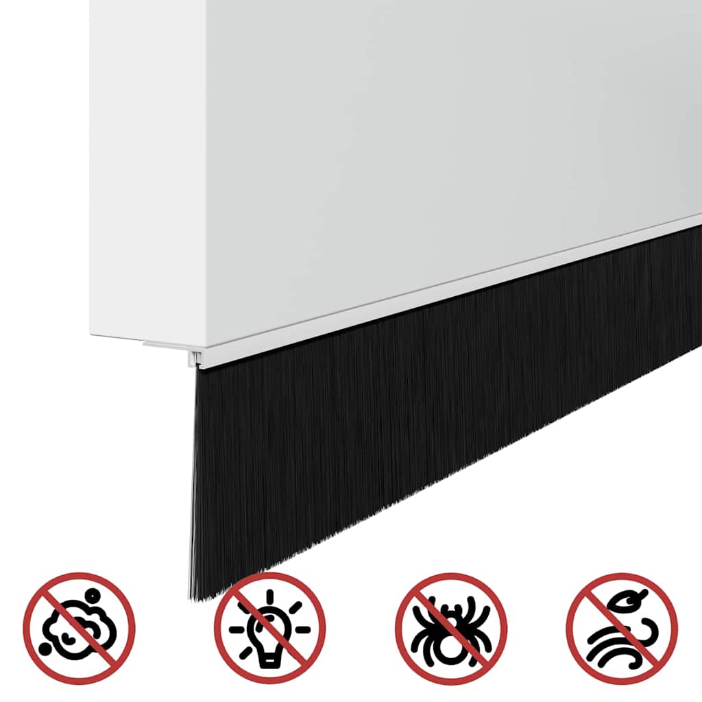 Αυτοκόλλητες σφραγίδες πόρτας 6 pcs Λευκό 100 cm