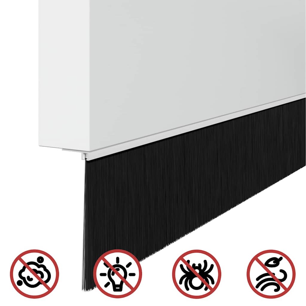 Αυτοκόλλητες σφραγίδες πόρτας 12 pcs Λευκό 100 cm