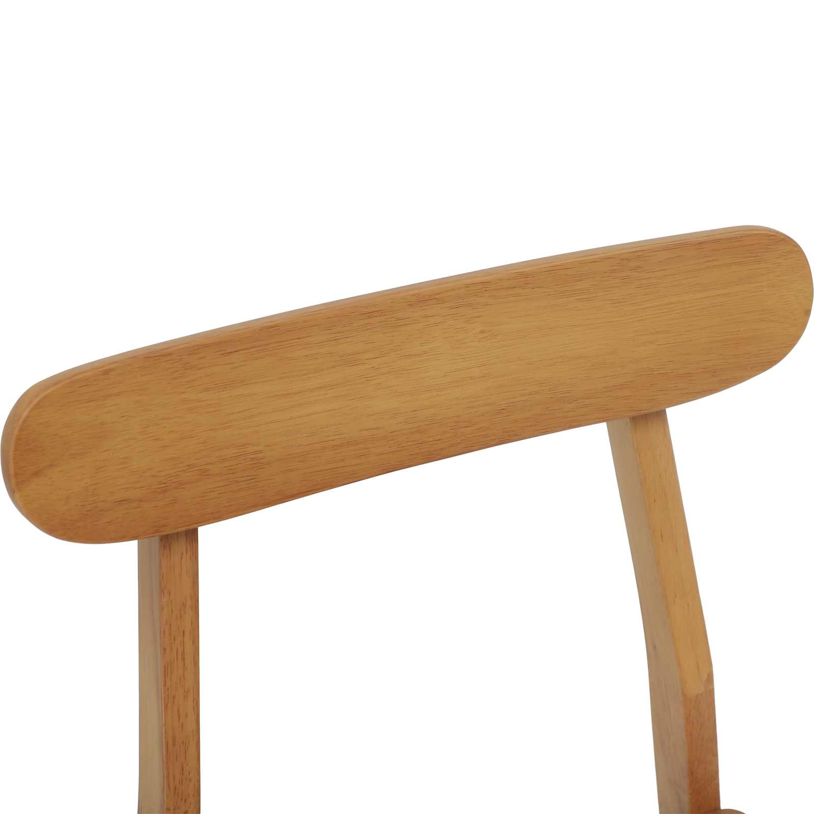 Καρέκλα τραπεζαρίας 2 pcs Φυσικό 43 x 44,5 x 77 εκ.