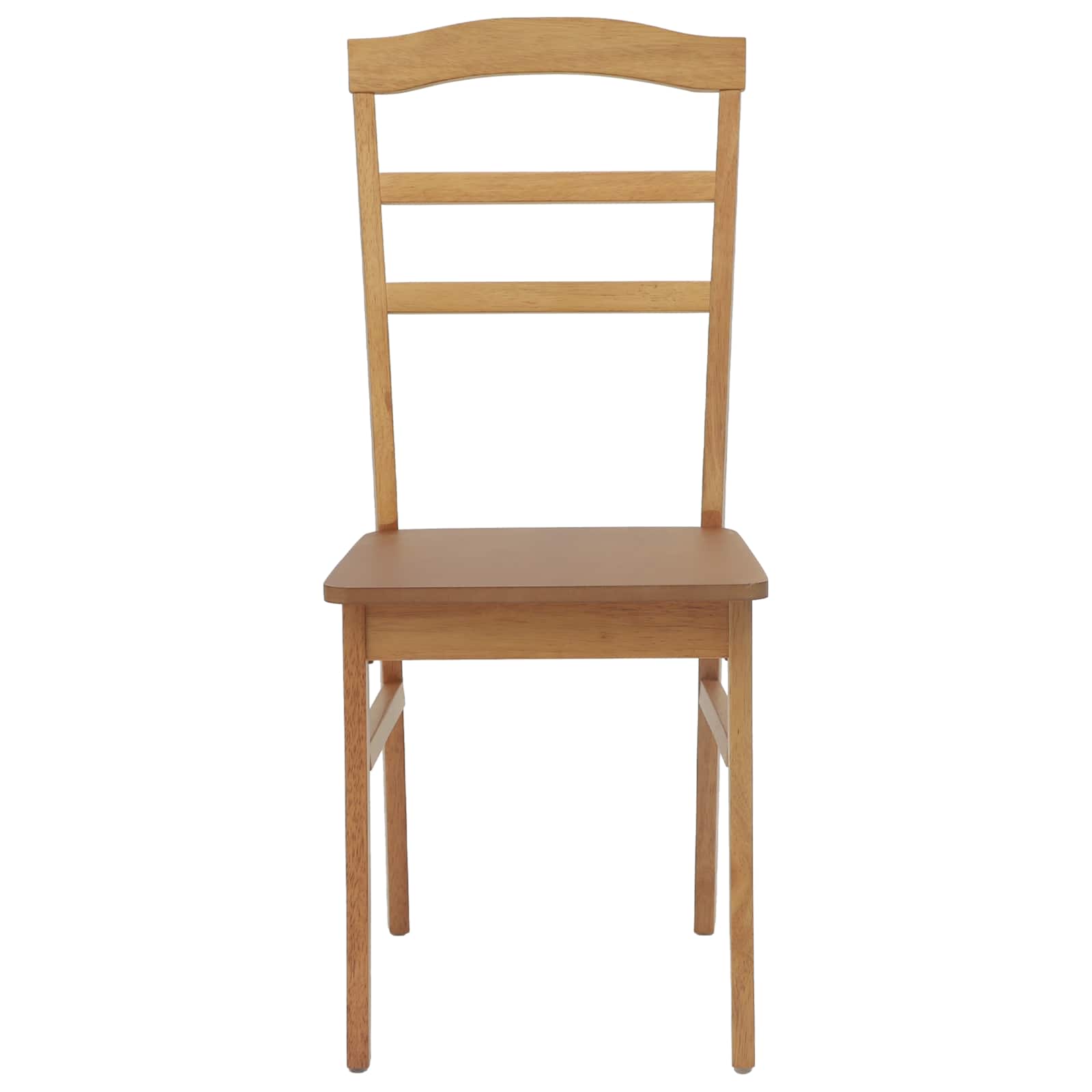 Καρέκλα τραπεζαρίας 2 pcs Φυσικό Στερεό Ξύλο Ραβέντι