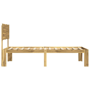 Διπλό Κρεβάτι με Κεφαλάρι ROSTOCK Λευκό 150 x 200 cm - Pakobazaar