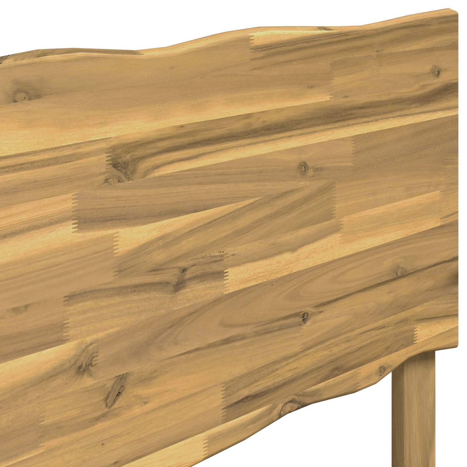 Διπλό Κρεβάτι με Κεφαλάρι ROSTOCK Λευκό 200 x 200 cm - Pakobazaar