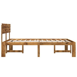 Διπλό Κρεβάτι με Κεφαλάρι ROSTOCK Φυσικό 160 x 200 cm - Pakobazaar