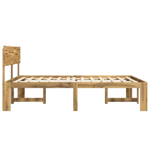 Διπλό Κρεβάτι με Κεφαλάρι ROSTOCK Λευκό 160 x 200 cm