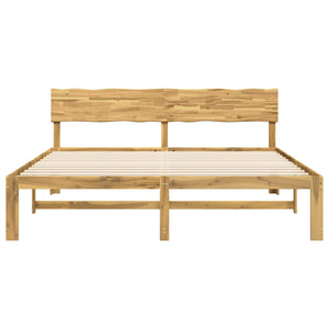 Διπλό Κρεβάτι με Κεφαλάρι ROSTOCK Λευκό 180 x 200 cm - Pakobazaar