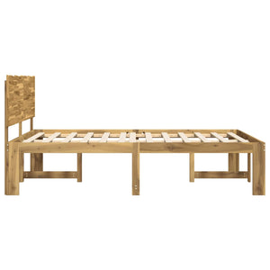 Διπλό Κρεβάτι με Κεφαλάρι ROSTOCK Λευκό 140 x 200 cm