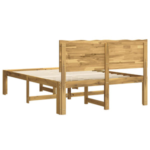 Διπλό Κρεβάτι με Κεφαλάρι ROSTOCK Λευκό 150 x 200 cm - Pakobazaar