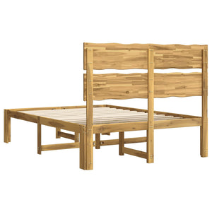 Διπλό Κρεβάτι με Κεφαλάρι ROSTOCK Λευκό 120 x 190 cm - Pakobazaar