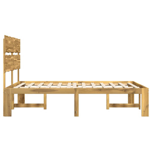 Διπλό Κρεβάτι με Κεφαλάρι ROSTOCK Λευκό 120 x 190 cm - Pakobazaar