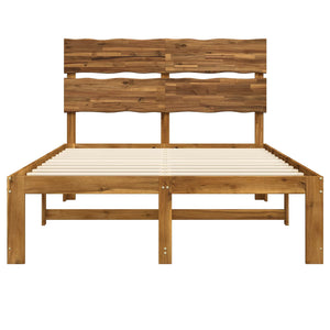 Διπλό Κρεβάτι με Κεφαλάρι ROSTOCK Φυσικό 160 x 200 cm - Pakobazaar