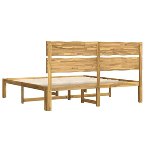 Διπλό Κρεβάτι με Κεφαλάρι ROSTOCK Λευκό 200 x 200 cm - Pakobazaar