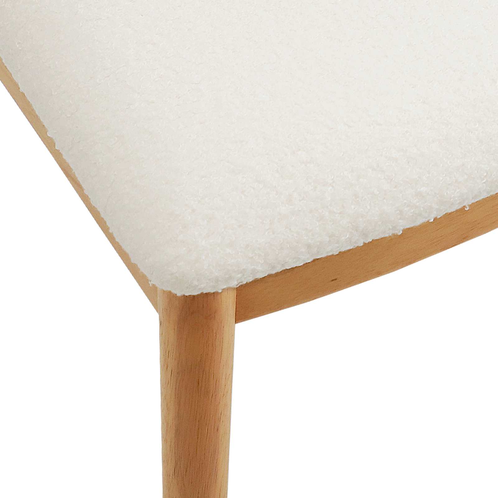 Καρέκλα τραπεζαρίας 2 pcs Φυσικό και Ανοιχτό