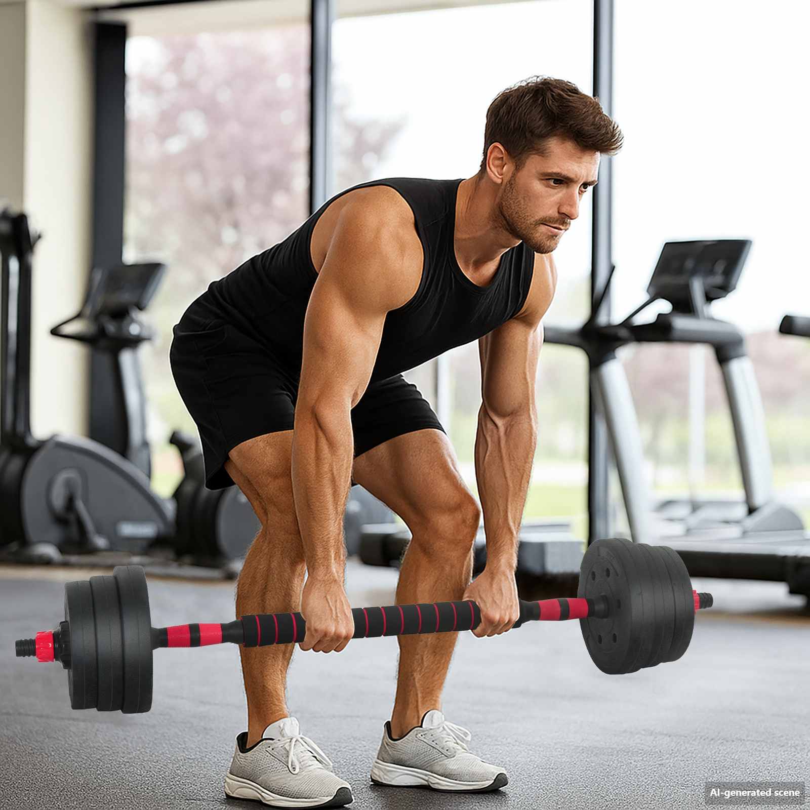 Σετ Αλτήρων, Μπάρας & Κουπών 4 σε 1 20kg 20κιλά - Pakobazaar