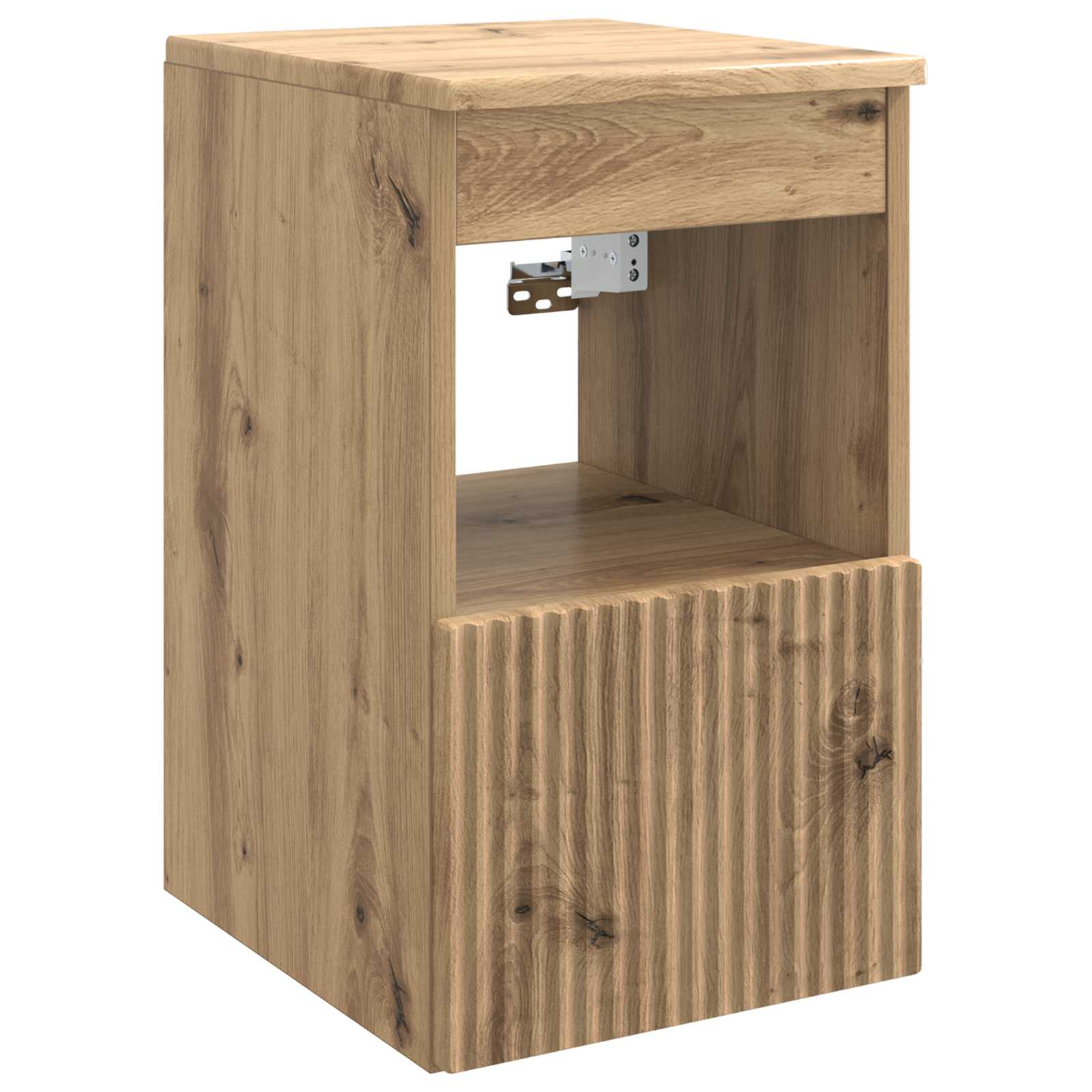 Σετ Επίπλων Μπάνιου 3 τμχ. Artisan Δρυς Επεξεργασμένο Ξύλο - Pakobazaar