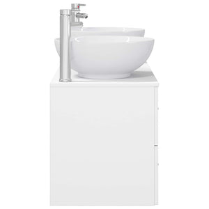 Σετ Επίπλων Μπάνιου 3 τμχ. Λευκό 49,5 x 44,5 x 65 εκ - Pakobazaar