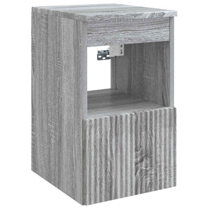 Σετ Επίπλων Μπάνιου 5 τμχ. Γκρι Sonoma 33 x 34,5 x 100 εκ - Pakobazaar