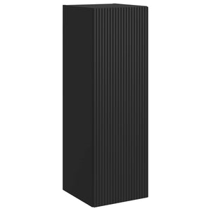 Σετ Επίπλων Μπάνιου 5 τμχ. Μαύρο 33 x 34,5 x 100 εκ - Pakobazaar