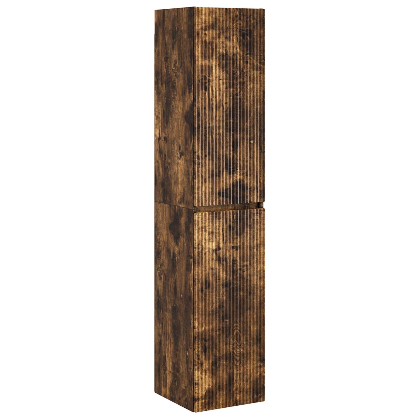 Σετ Επίπλων Μπάνιου 5 τμχ. Καπνισμένο Ξύλο Δρυός - Pakobazaar