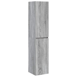 Σετ Επίπλων Μπάνιου 3 τμχ. Γκρι Sonoma 33 x 34,5 x 160 εκ