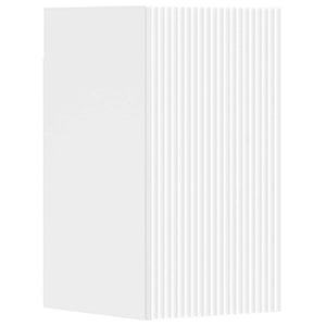 Σετ Επίπλων Μπάνιου 3 τμχ. Λευκό 33 x 34,5 x 160 εκ - Pakobazaar