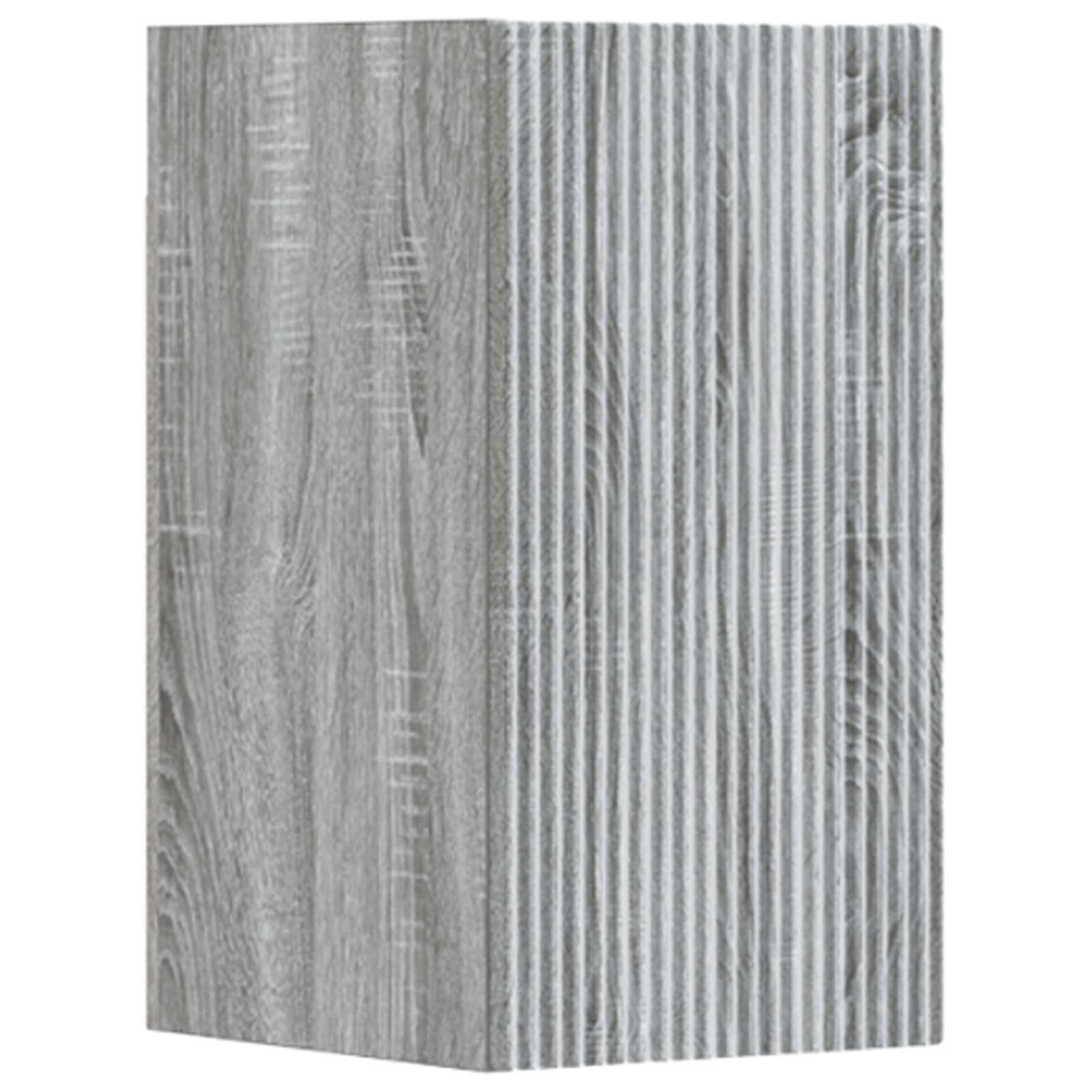 Σετ Επίπλων Μπάνιου 3 τμχ. Γκρι Sonoma 33 x 34,5 x 160 εκ - Pakobazaar