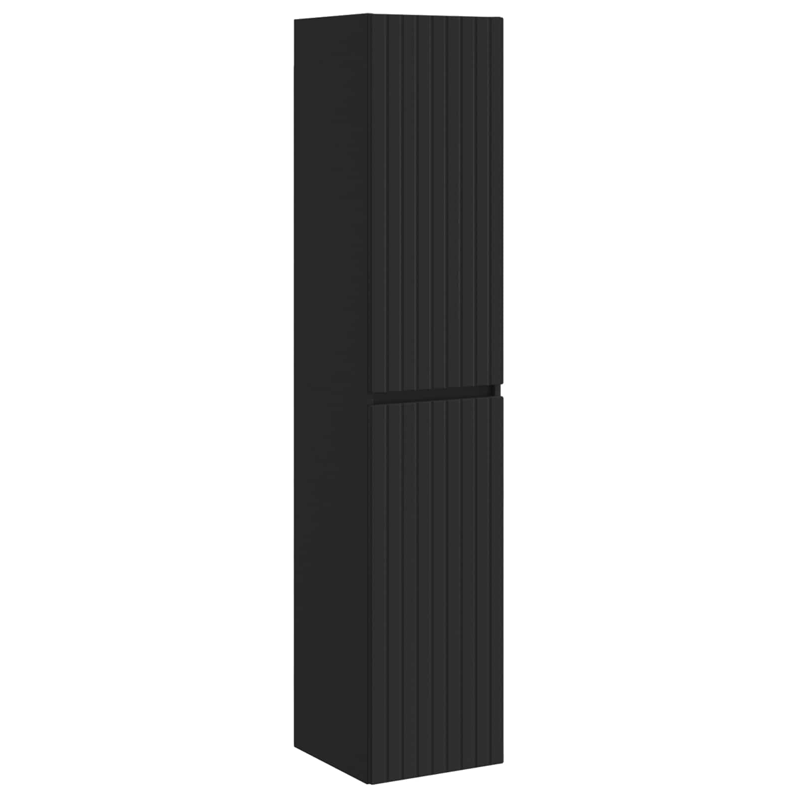 Σετ Επίπλων Μπάνιου 3 τμχ. Μαύρο 33 x 34,5 x 160 εκ
